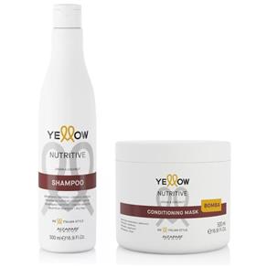 Kit Yellow Nutritive Shampoo 1,5L e Máscara Condicionador 1Kg
