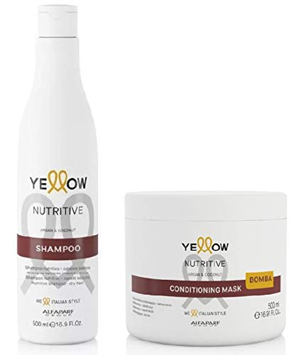 Kit Yellow Nutritive Shampoo 500ml+Mascara 500ml