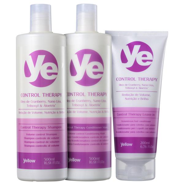 Kit Yellow Ye Control Therapy Leave-in (3 Produtos)