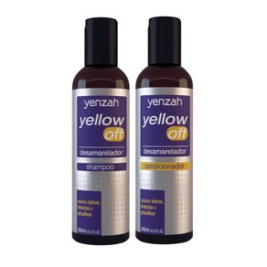 Kit Yenzah Yellow Off Matizador Básico (Shampoo e Condicionador) Conjunto