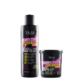 Kit Ykas Anabolizante Capilar Manutenção Tratamento Shampoo + Máscara - 250g