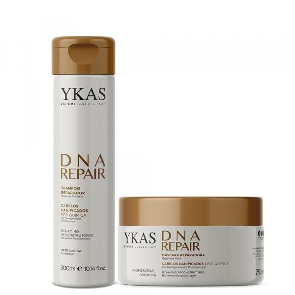 Kit Ykas DNA Repair Shampoo 300ml + Máscara 250g