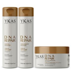 Kit Ykas DNA Repair Shampoo + Condicionador 300ml + Máscara 250g