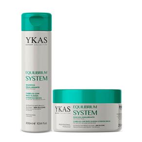 Kit Ykas Equilibrium System Shampoo 300ml + Máscara 250g