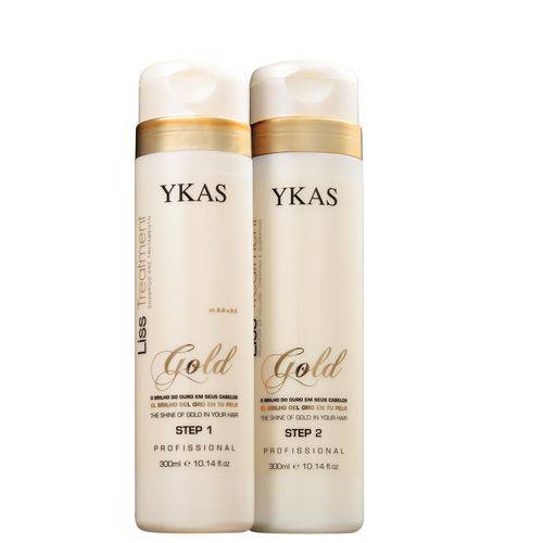 Kit Ykas Liss Treatment Gold Duo (2 Produtos)