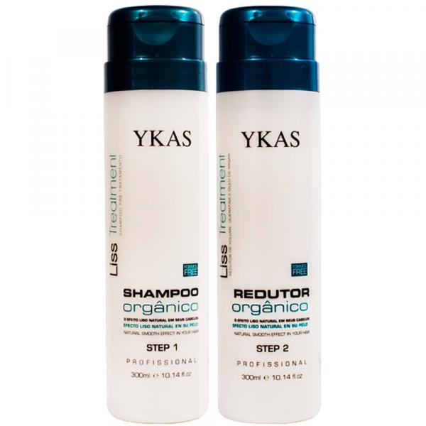 Kit Ykas Liss Treatment Shampoo + Redutor Orgânico - 300ml