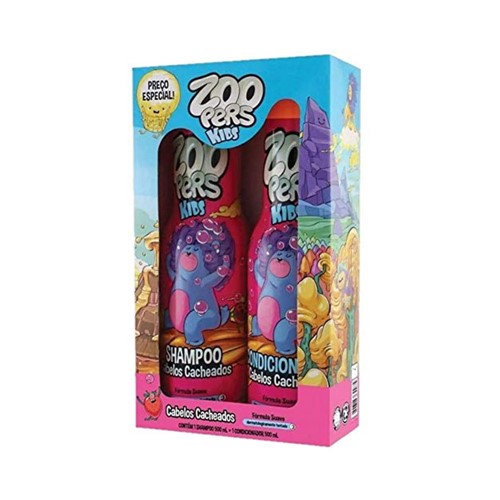 Kit Zoopers Kids Shampoo + Condicionador Cabelos Cacheados