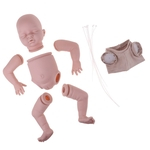 22 Kits Kits Kits De Bebê Cabeça De Silicone Braços Pernas Pano Corpo Para Neborn Bebê Menina Boneca