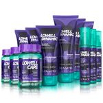 3 Kits Lowell Caps & Shampoo & Condicionador & Tônico Lowel Dynamic