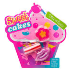 3 Kits Maquiagem Infantil Discoteen Batom Brilho Cupcakes
