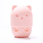 Kitten Beauty Powder Puff Blender Esponja De Maquiagem Egg Portátil Macio Cosmetic Blender Box Sponge