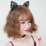 Kitten Costume Ear Lace Hairbands Partido Headbands Mulher