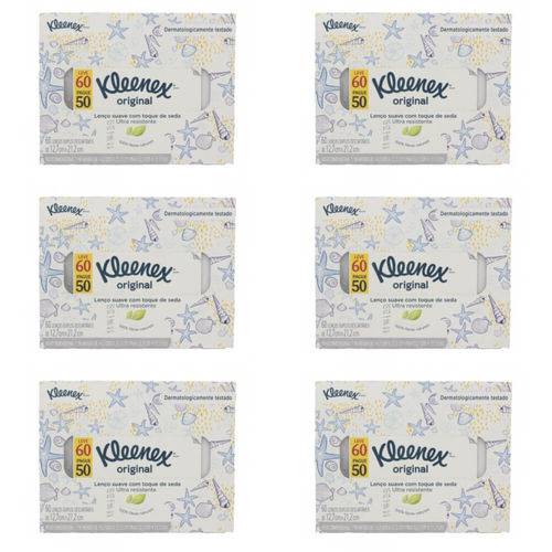 Kleenex Lenços de Papel C/60 (kit C/06)