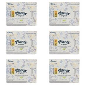Kleenex Lenços de Papel com 60 - Kit com 06