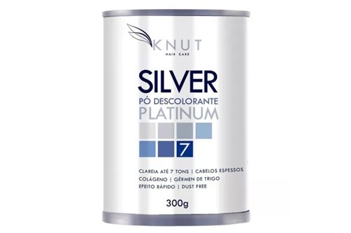Knut Pó Descolorante Silver Platinum Colágeno 300g