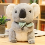 Koala Simulação Comendo Folha De Pelúcia Boneca De Brinquedo De Pelúcia Animal Presente De Aniversário Para Crianças
