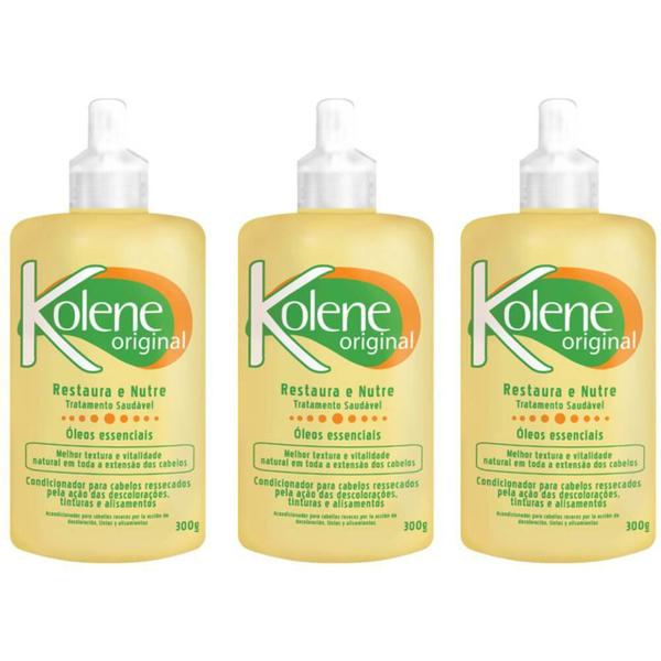 Kolene Original Creme de Tratamento 300g (Kit C/03)