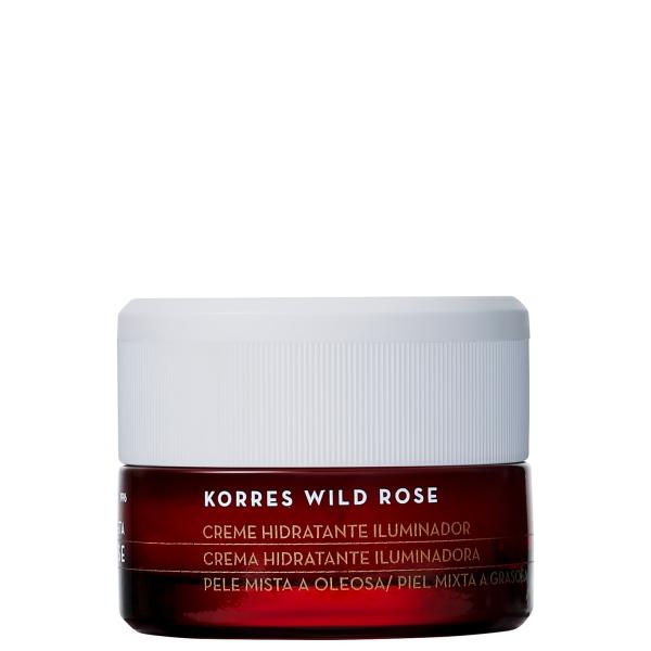 Korres Wild Rose - Creme Hidratante Iluminador 40g