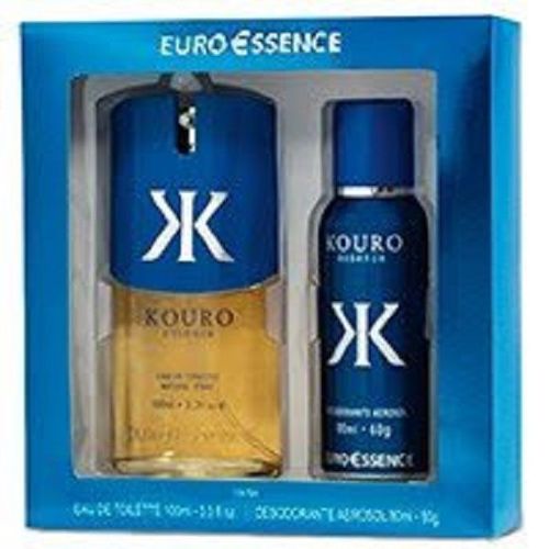 Kouro Euroessence - Conjunto Masculino Perfume 100ml e Aerossol 80ml