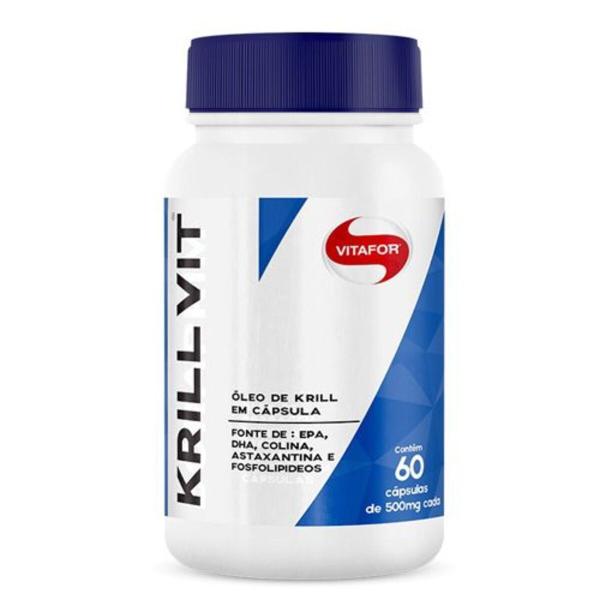Krill Vit Óleo de Krill - 60 Cápsulas 500mg - Vitafor