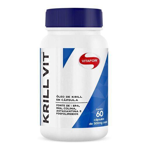 Krill Vit - Óleo de Krill - 60 Capsulas 500mg - Vitafor