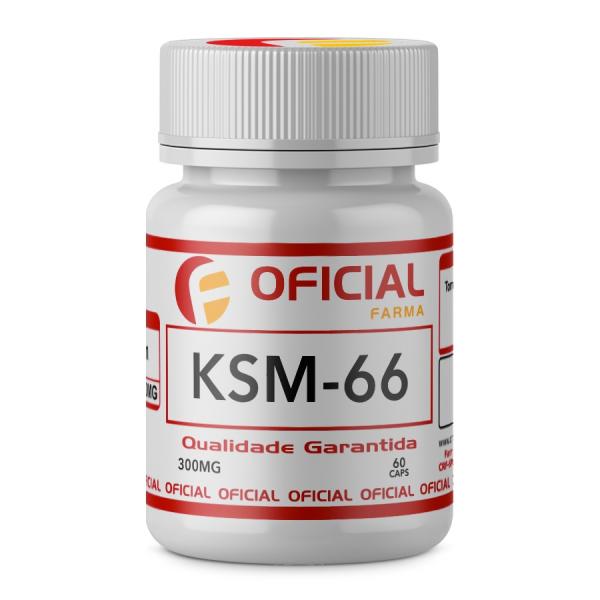 KSM-66 300mg 60 Cápsulas - Oficialfarma S