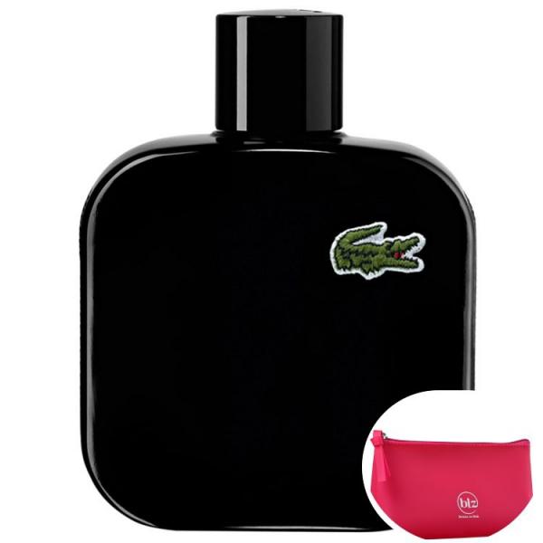L.12.12 Noir Lacoste Eau de Toilette - Perfume Masculino 100ml+Beleza na Web Pink - Nécessaire