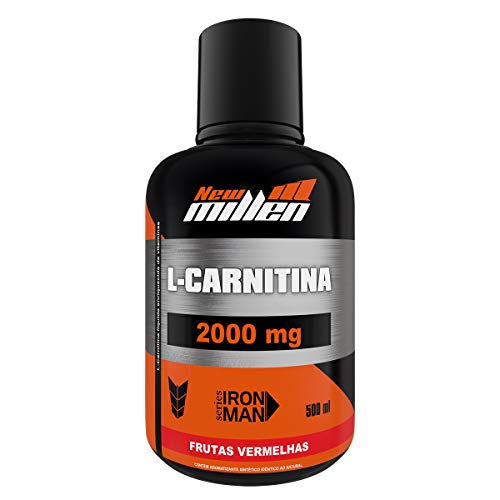 L-Carnitina 2000mg - 500ml Frutas Vermelhas - New Millen, New Millen