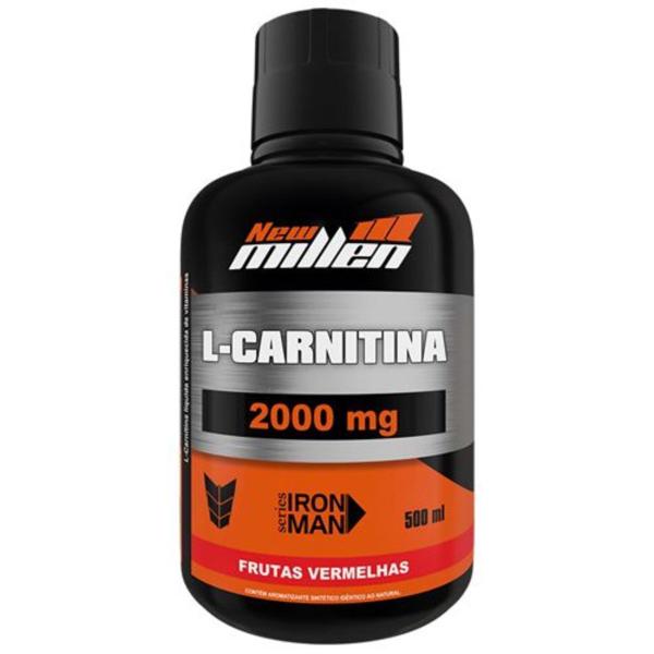 L-Carnitina 2000mg - 500ml Frutas Vermelhas - New Millen