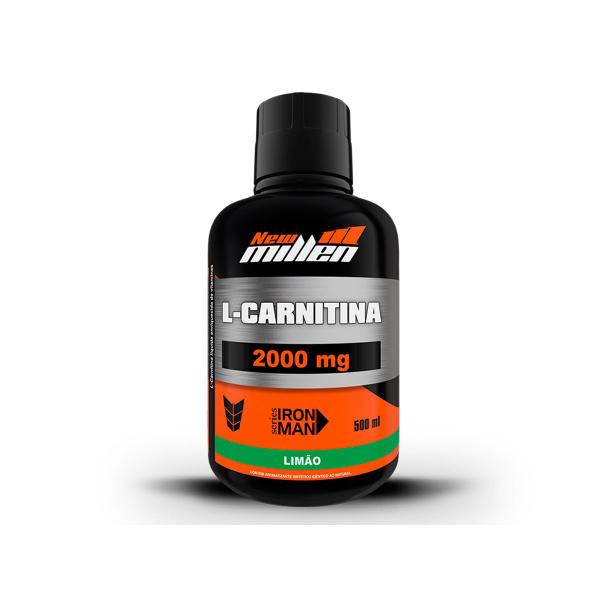 L-Carnitina 2000mg 500ml - New Millen - New Millen Suplementos