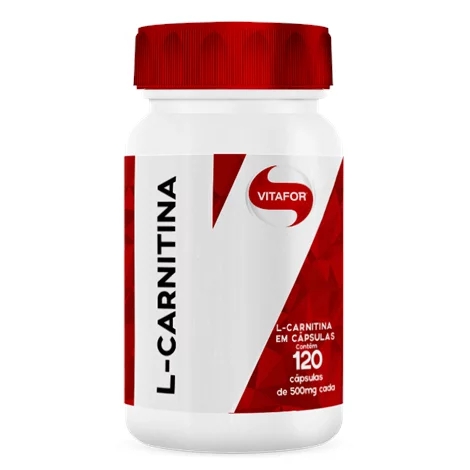 L-Carnitina 120 Cápsulas 500mg Vitafor