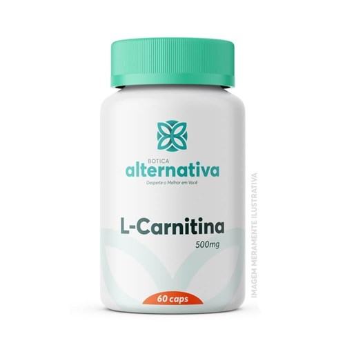 L-Carnitina 500Mg 60 Cápsulas Vegetais