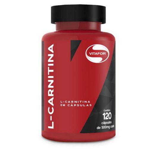 L-Carnitina em Pó - Emagrecedor - Vitafor - Contém 120 Cápsulas