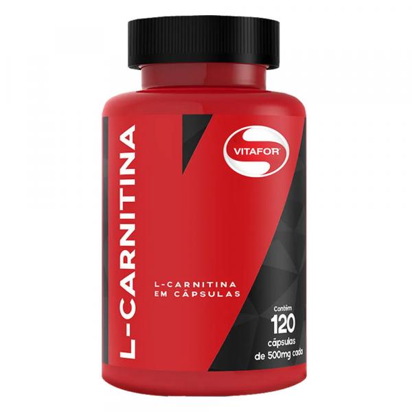 L-Carnitina - Vitafor - 120 Cápsulas de 500mg