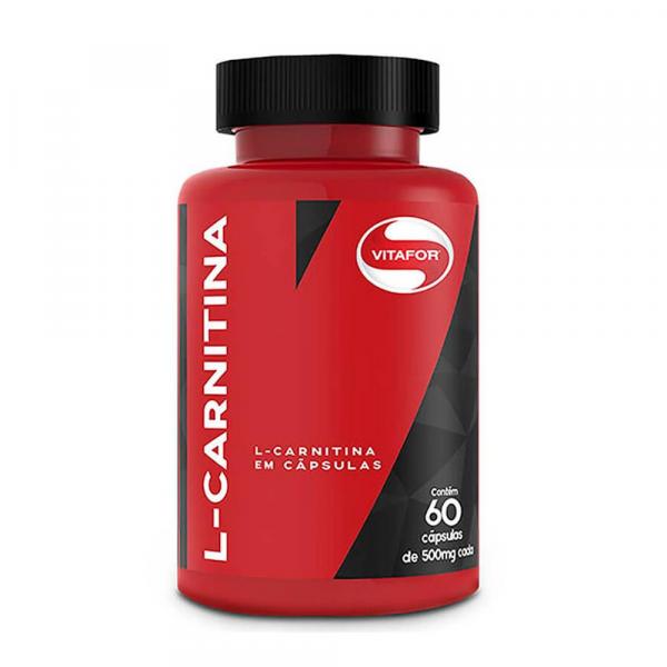 L-Carnitina - Vitafor - 60 Cápsulas de 500mg