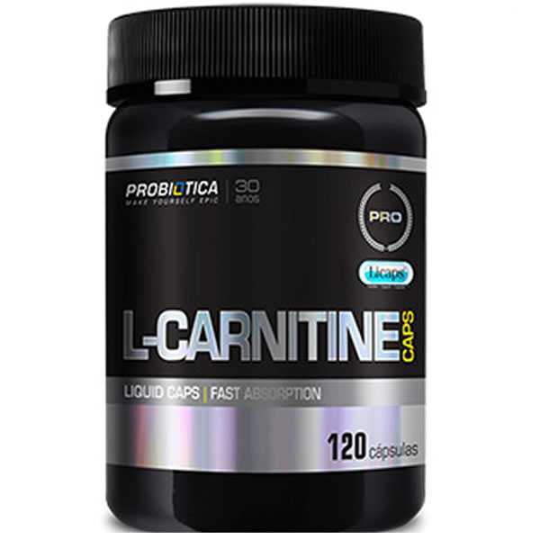 L-Carnitine Caps 120 Cápsulas - Probiótica
