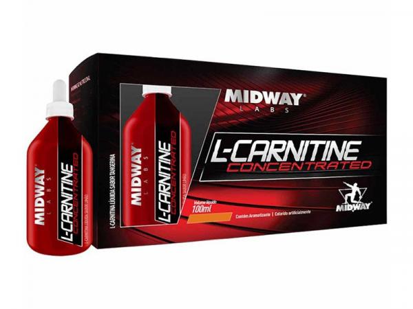 L-Carnitine Concentrated 100ml Tangerina - Midway