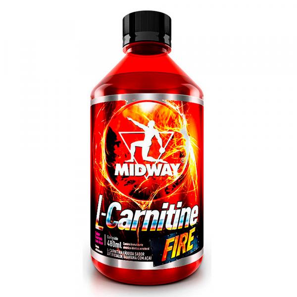 L-Carnitine Fire 240ml Frutas Tropicais Midway - Midway Labs