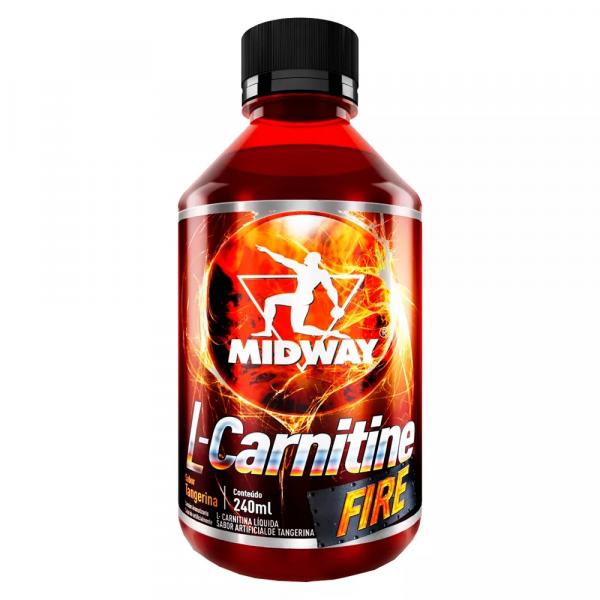 L-carnitine Fire Sabor Tangerina 240ml - Midway