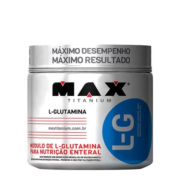 L-G Glutamina 300g - Max Titanium