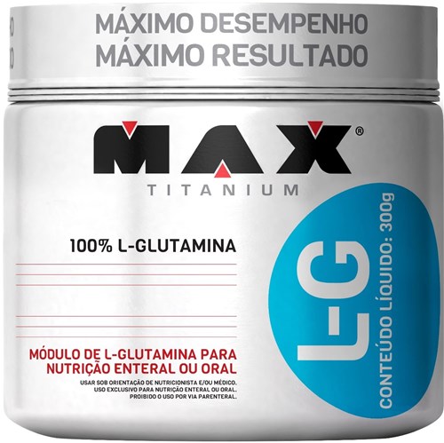 L-G Glutamina 300gr - Max Titanium