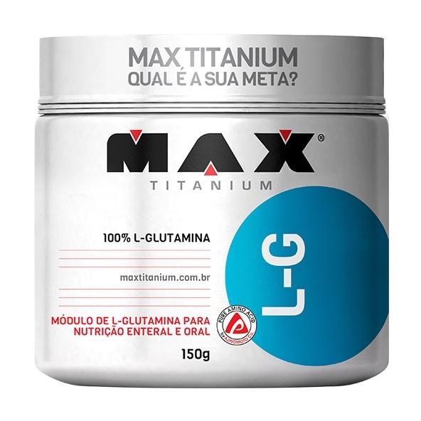 L-G Glutamina 150g - Max Titanium