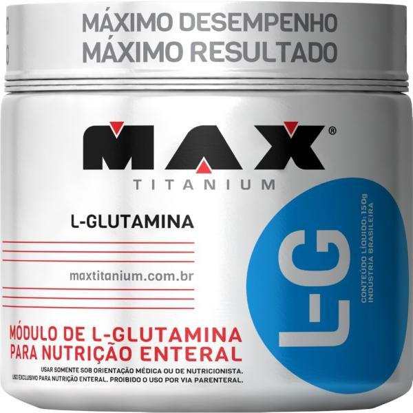 L-g Glutamina 150g - Max Titanium