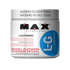 L-G L-Glutamina - Max Titanium - Sem Sabor - 300 G