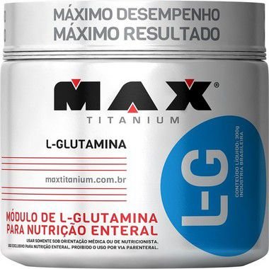 L-glutamina 300gr -max Titanium