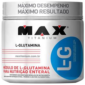 L-Glutamina - Max Titanium - Sem Sabor - 300 G
