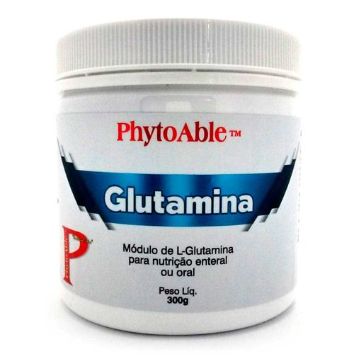 L Glutamina PhytoAble Alta Pureza Pote com 300g