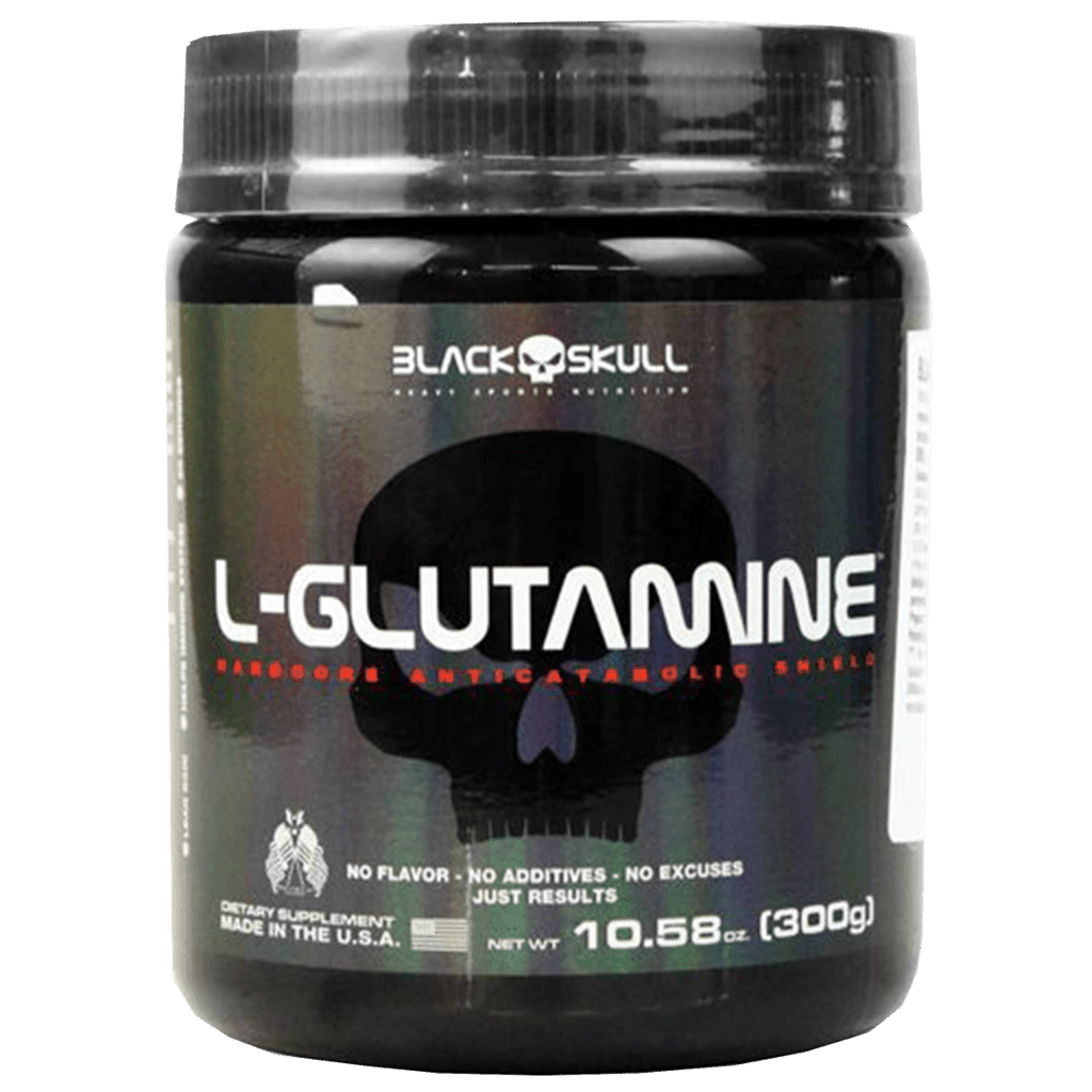 L Glutamine 300G Black Skull