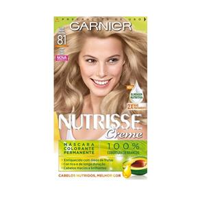 L`Oréal Garnier Nutrisse Tintura - 81 Louro Cinza Claro - 81 - Louro Cinza Claro