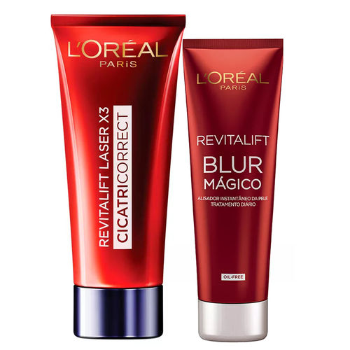 L’Oréal Paris Cicatri Correct + Blur Mágico Ganhe 32% Kit - Creme Antirrugas + Blur